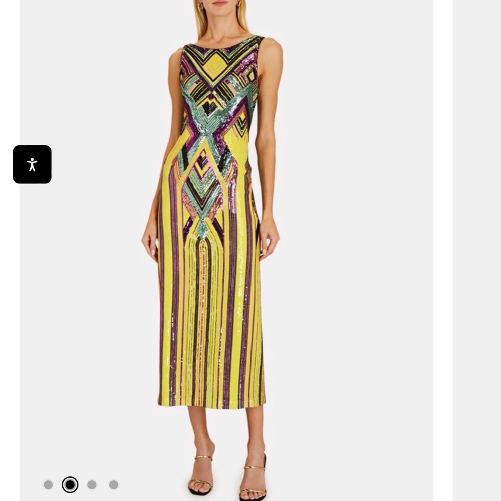 Le Superbe Prohibition Night Sequined Midi Dress